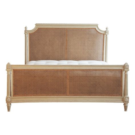 1stdibs - Bergère Bed Handmade The Lxvi French Style La Maison London British Louis Xvi Wood, Paint Louis Xvi Bed, Modern Style Bed, Art Deco Bed, Bed Handmade, Wrought Iron Beds, Bed With Posts, French Louis Xvi Style, Quiet Confidence, French Bed