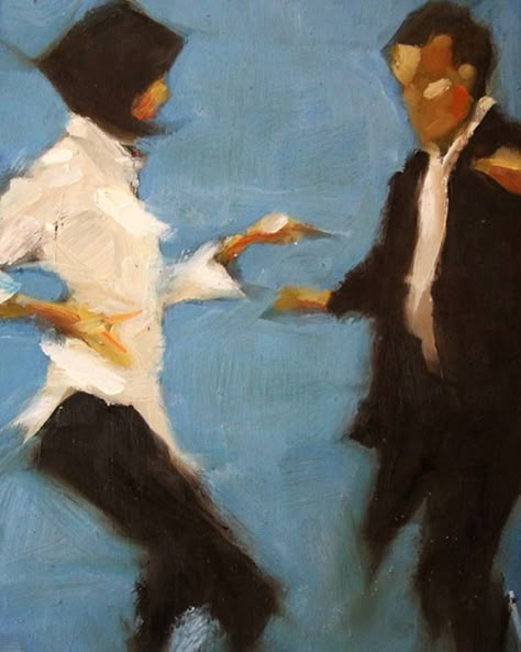 Art Pulp Fiction, Arte Jazz, Arte Pulp, Blues Dance, Pulp Fiction Art, 동화 삽화, Bel Art, Dance Paintings, Painting Inspo