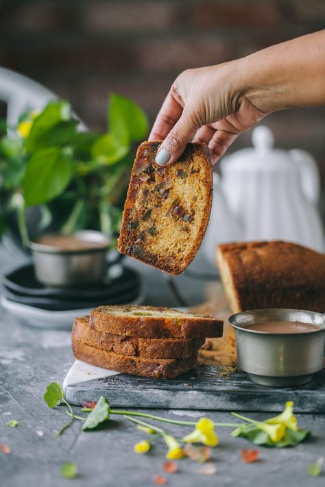 Tutti Frutti Cake | Playful Cooking #cake #teatimecake #tuttifrutti #cake #loafcake #easycake #foodphotography #foodstyling Tea Cakes Photography, Brownies Photography, Tutti Frutti Cake, Plum Cakes, Food Photography Cake, Store Bought Cake, Fruitcake Recipes, Bowl Cake, Cake Photography