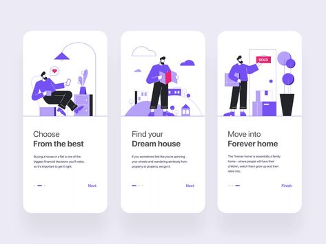 Homie App - Onboarding by Sobat Studio Ecommerce Ui Design, Dance App, Onboarding App, App Onboarding, App Illustration, Home Images, Product Manager, User Flow, Social Design