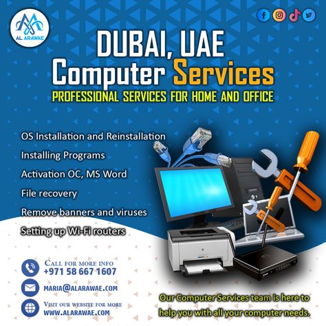 Computer Services Banner, Computers Technology, Computer Service, Laptop Repair, Word File, Computer Repair, Data Recovery, Ms Word, Professional Services