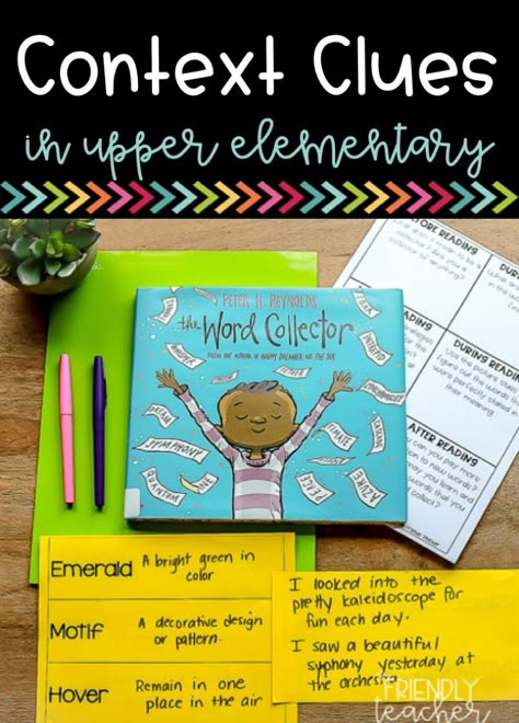 Context Clues Upper Elementary, Using Context Clues To Determine Meaning, Context Clues Mentor Text Picture Books, Context Clues 3rd Grade, 4th Grade Vocabulary Activities, Context Clues Activities 3rd Grade, Context Clues Activity, Teaching Context Clues, Context Clues Games