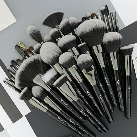 Eyebrow Concealer, Diy Makeup Brush, Make Up Kits, Alat Makeup, Complete Makeup, Best Makeup Brushes, Eyebrow Eyeshadow, Makeup Brush Set Professional, Makeup Brushes Set