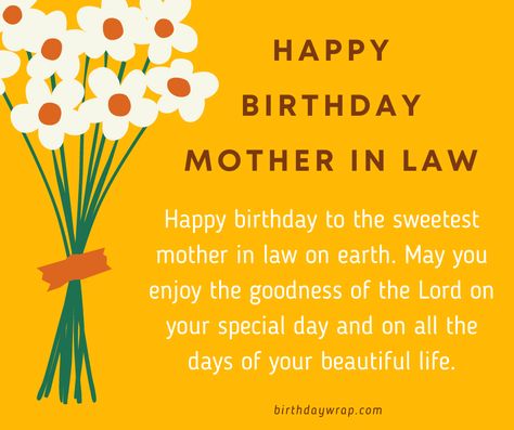 Birthday prayers for mother in law Birthday Message For Mother In Law, Birthday Wishes For Mother In Law, Mother In Law Birthday Quotes, Happy Birthday Mother In Law, Birthday Message For Mother, Birthday Prayer For Me, Best Happy Birthday Wishes, Wishes For Mother, Birthday Wishes For Mother