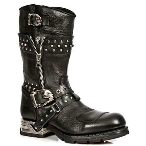 New Rock M.MR022-S1 Motorock Boots (Black) Steampunk Boots, New Rock Boots, Leather Motorcycle Boots, Rock Boots, Gothic Boots, Goth Boots, Blue Banana, New Rock, Boots For Men