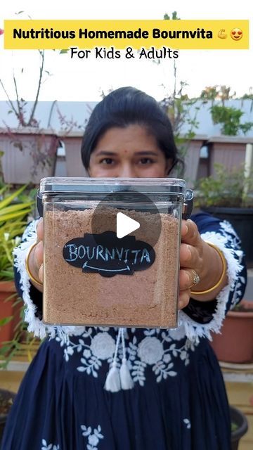 Homemade Horlicks Powder, Protien Powders Diy, Bournvita Recipes, Oats Milk Recipe, Chocolate Powder Recipes, Home Made Protein Powder, Diy Protein Powder, Chocolate Protein Powder Recipes, Indian Recipes For Kids