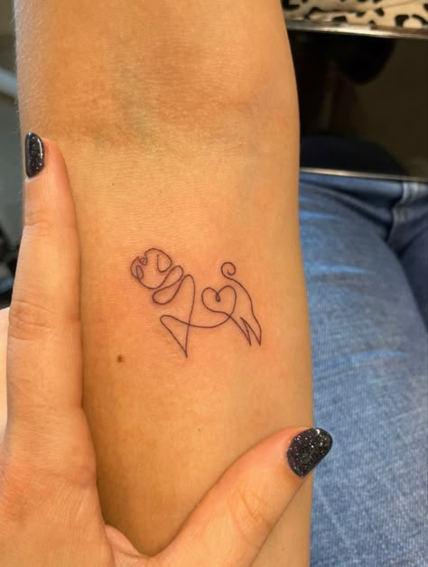 Pug Silhouette Tattoo, Pug Tail Tattoo, Fine Line Pug Tattoo, Pug Line Tattoo, Pug Ear Tattoo, Pug Outline Tattoo, Simple Pug Tattoo, Puggle Tattoo, Pug Ears Tattoo