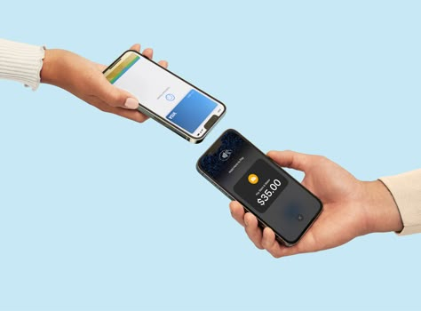 Tap to Pay on iPhone Contactless Payments | Square Mobile In Hand, Bank App Design, Square Pos, Square Payment, Contactless Payment, Banner Design Inspiration, Mobile Security, Branded Video, Apple Art