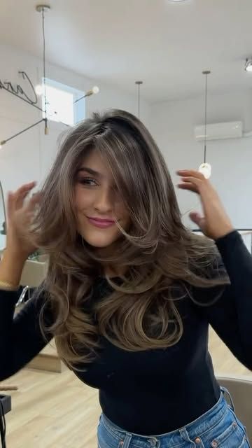 Larissa Telfer on Instagram: "BOUNCY BLOWOUTS ARE HERE TO STAY! 🫶🏼  blowout created with @ibizahairtools 🧚🏻‍♀️" Blowout Hair Pictures, Blowout Hair Volume, Classic Blowout, Bouncy Blowout, Bouncy Hair, Dorm Room Inspiration, Blowout Hair, Bouncy Curls, Volume Hair