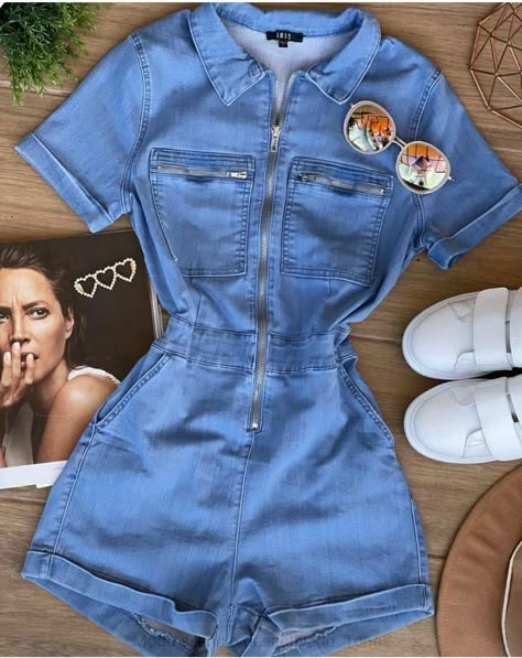 Fancy Pants Outfit, Jean Jumpsuit, Stylish Short Dresses, Short Jean, Western Dress, Morning Skin Care Routine, Causual Outfits, Simple Trendy Outfits, Beauty And Fashion