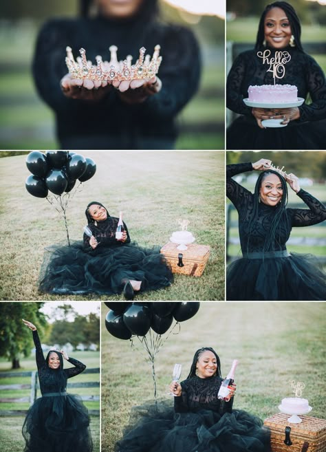 Happy 30th Birthday Photoshoot, Forty And Fabulous Photo Shoot, 40s Birthday Photo Shoot, 40ty Birthday Ideas, Outdoor 40th Birthday Photoshoot, 80th Birthday Photo Shoot, This Is 40 Birthday, 30th Birthday Ideas For Women Photoshoot Plus Size, 40th Birthday Photoshoot For Women