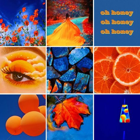 Orange And Blue Moodboard Aesthetic, Oc Moodboard Aesthetic, Orange Mood Board, Bath And Body Works Scents, Colorful Moodboard, Orange Moodboard, Color Mood Board, Plastic Aesthetic, Food Moodboard