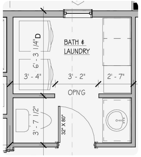 Mud Room Bathroom Combo, Small Bathroom Laundry Combo Floor Plans, Laundry Mudroom Bathroom Combo, Full Bath With Laundry Layout, Bathroom Laundry Closet Combo Floor Plans, Laundry Room Design Layout, Master Bath With Laundry, Mudroom Laundry Room Dimensions, Mudroom Laundry Powder Room Floor Plan