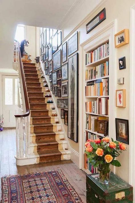 Nora Ephron, Stair Case, Up House, Dream House Interior, Dream Apartment, Style At Home, House Room, Space Available, Eclectic Home