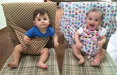 Good idea Baby Life Hacks, Diy Bebe, Baby Chair, Baby Sewing Projects, Baby Projects, Baby Diy, Baby Life, Diy Baby, Baby Crafts