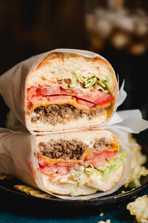 Chopped Cheese Sandwich - Ground Beef Recipes