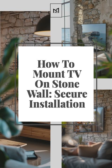 Unlock the secrets to securely mounting your TV on a stone wall with this comprehensive installation guide. Learn about selecting the right drill bits for stone, choosing anchors strong enough to support your TV's weight, and ensuring a level placement for the best viewing experience. This article provides step-by-step instructions for safely attaching your TV mount to a stone surface, including tips on hiding wiring for a clean, professional look. Tv Mount On Stone Fireplace, Stone Wall Tv, Diy Tv Mounting, Family Room Layout, Tv Mounted, Mount Tv, Slate Wall, Tv Installation, Industrial Minimalist