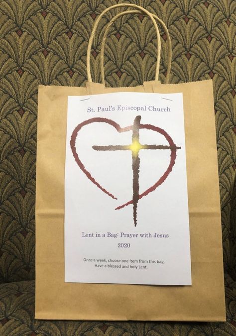 St. Paul's Lent-in-a-Bag 2020 Easter Prayer Stations, Lent Kids, Ccd Activities, What Is Lent, Lenten Activities, Catholic Lent, Lent Prayers, Prayer For Mothers, Easter Prayers