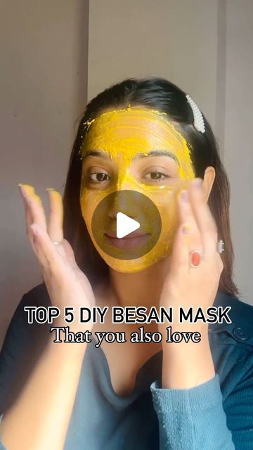 Shrestha Dewanji on Instagram: "My top 5 DIY besan Mask that works great✅

Ingredients & how to make ✨

1. BESAN+ HONEY 
  Take 1 tbsp of besan & 2 tbsp of honey 
 Apply the mask & rub it for 2 min then rinse it after 10 min 
  2. BESAN + YOGURT 
  Take 1 tbsp of besan & 2 tbsp of yogurt 
Apply the mask for 10 min then rinse it off
  3. BESAN + RAW MILK 
  Take 1 tbsp of besan & 2 tbsp of raw milk 
 Apply the paste for 15 min then rinse 
  4. BESAN + TURMERIC + YOGURT 
  Take 1 tbsp of besan + 1 tbsp of turmeric & 2 tbsp of yogurt 
Make a thick paste & apply the mask for 15 min and then rinse
 5. BESAN +  LEMON JUICE
  Take 1 tbsp of besan & 2 tbsp of lemon juice 
 Apply the paste for 10-15 min then rub for 1-2 min min then rinse 

Besan is the most effective therapies for acne & acne scar Besan Face Mask Glowing Skin, Turmeric Mask, Glowing Skin Mask, Face Home, Min Min, Acne Scar, Skin Mask, Skin Remedies, Healthy Skin Care