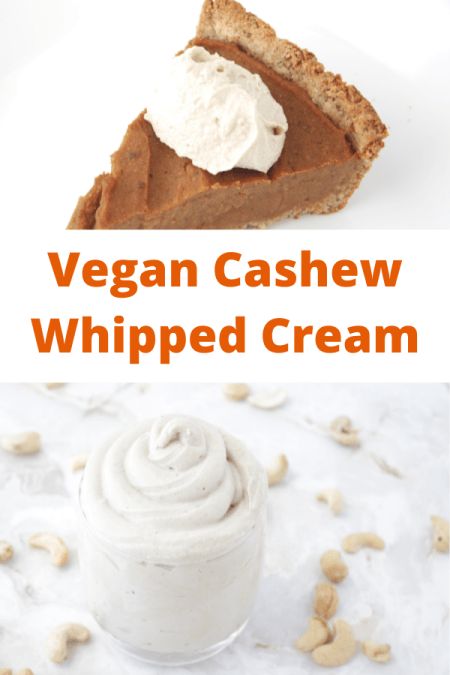 This healthy vegan cashew whipped cream is so delicious & versatile. This easy recipe only has 4 ingredients and I have a no-soak method that takes 5 minutes. This simple whole food plant based cashew cream is oil free, sugar free, dairy free, & gluten free. #cashewcream #wfpb #plantbased #cashewwhippedcream #oilfree #sugarfree #vegan #dairyfree #oilfree Cashew Milk Whipped Cream, Cashew Whipped Cream, Wfpb Recipes No Oil, Vegan Cool Whip, Cashew Cream Recipe, Vegan Pies, Plant Based Dessert Recipes, Vegan Picnic, Ital Food