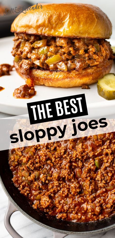 Best Sloppy Joe Recipe, Sloppy Joe Recipe Easy, Homemade Sloppy Joe Recipe, Sloppy Joes Easy, Sloppy Joe Recipe, Homemade Sloppy Joes, Joe Recipe, Sloppy Joes Recipe, Sloppy Joe