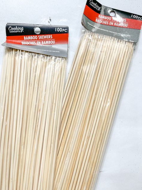 Bamboo Skewers Diy, Bamboo Skewer Crafts, Skewer Crafts, Farmhouse Candles, Candle Base, Bamboo Skewers, Get My Life Together, Farmhouse Fall, How To Make Diy