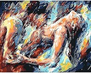 Essenburg Paint by Numbers Kit Nude Couple 16x20 DIY Oil Digital Acrylic Painting Paint by Number for Adults, 4 Pieces Paint by Numbers for Adults Beginner Drawing Paintwork Canvas Oil Painting Art Amour, Leonid Afremov, Romantic Paintings, Shiva Shakti, E Card, Art Oil, Oil Painting On Canvas, Original Oil, Love Art