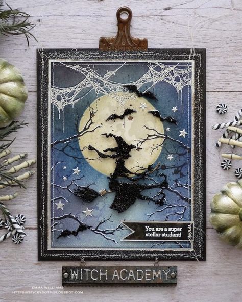 Simon Says: Stamp It - Simon Monday Challenge Blog Halloween Papercraft, Haunted Graveyard, Halloween Creatures, Crazy Animals, Tim Holtz Crafts, Cards Halloween, Carte Halloween, Tim Holtz Cards, Halloween Cards Handmade