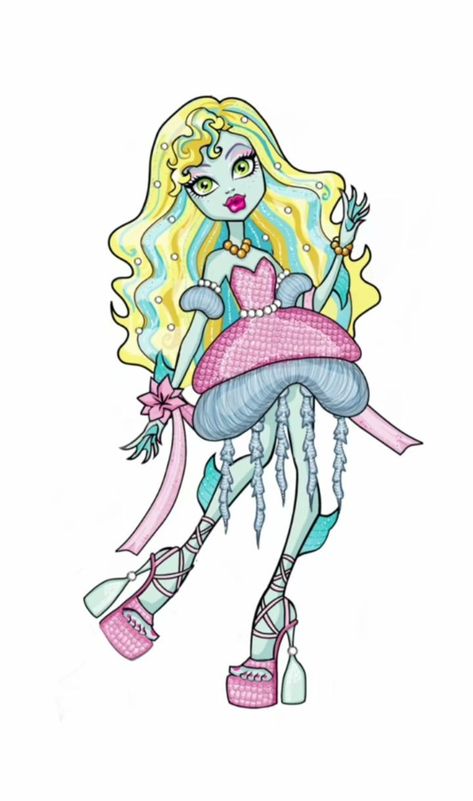 Lagoona Blue Redesign, Lagoona Redesign, Cartoon Style Drawing, Lagoona Blue, Anime Monsters, Monster High Art, Monster High Characters, Disney Princess Art, Princess Art