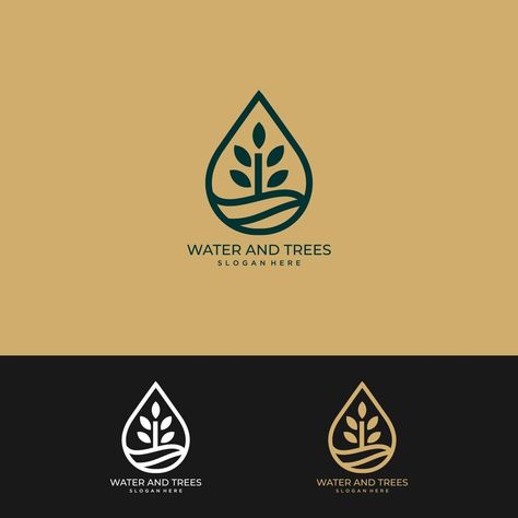 River Forest Vector Logo Template. An excellent logo template suitable for any business related to eco, green, nature, consulting, socail etc. This logo features with pines tree and a river. Logo About Nature, Sustainable Logo Design, Soil Logo, Nature Logo Design Ideas, Forest Symbol, River Symbol, River Logo Design, Forest Logo Design Ideas, River Tree Logo Design