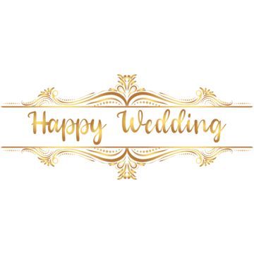 Happy Wedding Template, Tulisan Happy Wedding Art, Wedding Titles Png Tamil, Shadi Card Logo Png, Mehrab Design, Mandala Frame, Happy Lettering, Gold Element, Happy Anniversary Wedding