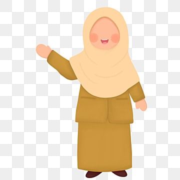 Islamic Doodle, Muslim Teacher, Topper Kue, Clipart Teacher, Wearing Hijab, Teacher Wear, Teacher Day, Desain Buklet, School Clipart