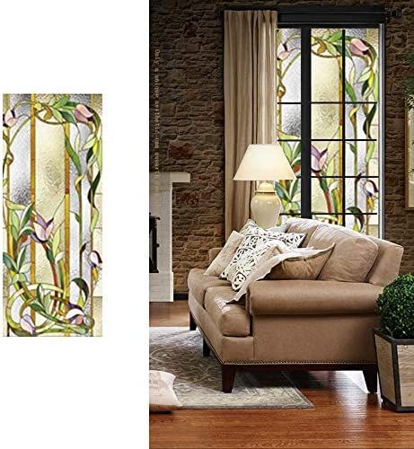 Amazon.com: Stained Glass Window Decals,Frosted Window Privacy Film Non-Adhesive, UV Proof Static Window Clings,Removable Stained Glass Window Sticker for Window Decoratipn : Home & Kitchen Glass Window Sticker, Adhesive Window Film, Glass Window Decals, Window Privacy Film, Frosted Window, Mirrors Film, Frosted Window Film, Stained Glass Window Film, Decorative Window Film