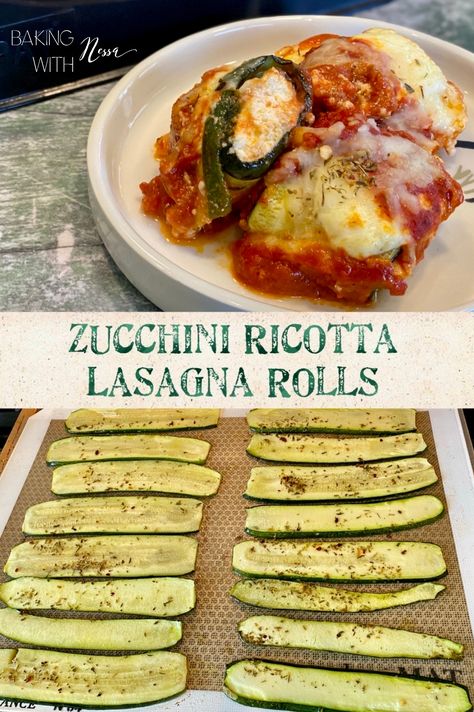 Stuffed Zucchini Rolls, Zucchini Wraps Recipes, Zucchini And Ricotta Recipes, Zucchini Ricotta Recipes, Zucchini Ricotta, Zucchini Rolls With Ricotta, Zucchini Roll Ups, Zucchini With Ricotta Cheese, Zucchini Ricotta Roll Ups