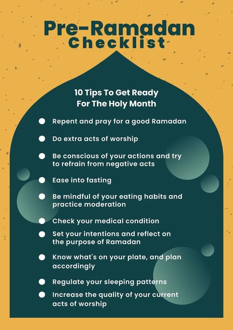 Ramadhan Planner Checklist Canva Template Pre Ramadan Checklist, Ramadan Checklist, Ramadhan Planner, Cleanse Your Soul, Checklist Planner, For Ramadan, Moving Tips, Self Improvement Tips, Canva Template