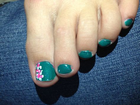 My ten year olds self pedicure. She said it looked like a red bluebonnet. Self Pedicure, Wedding Toe Nails, Wedding Toes, Pedicure Ideas, Blue Bonnets, She Said, Toe Nails, Nail Ideas, Nails