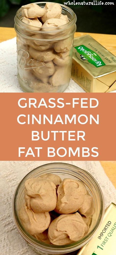 Easy fat bombs recipe | Cinnamon fat bombs | Grass-fed butter fat bombs | Healthy fat bombs Pancakes Low Carb, Dolce Poche Calorie, Postre Keto, Fat Bomb, Cinnamon Butter, Low Carb Diets, Fat Bomb Recipe, Low Carb Dessert, Keto Fat