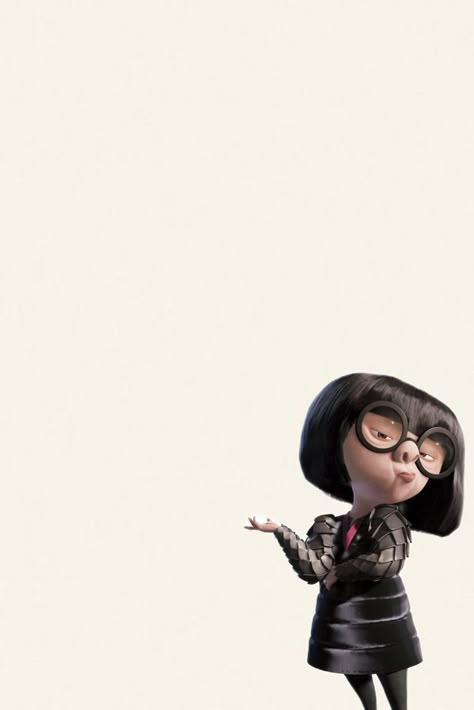 Edna Mode Wallpaper Iphone, Edna Moda Wallpaper, Edna Mode Wallpaper, Edna Incredibles, Incredibles Wallpaper, Art Stool, Stool Ideas, Funny Lock Screen Wallpaper, Spongebob Painting