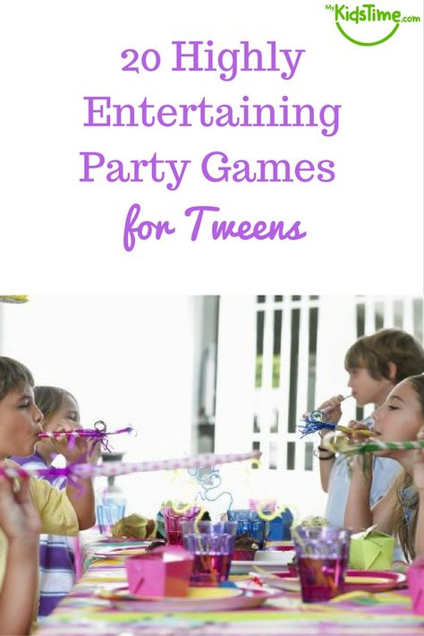 Got a tween birthday party coming up and in need of some ideas for party games for tweens? When you go past the Pin the Tail on the Donkey and Pass the Parcel stage you need games that will keep the 8-12 year olds engaged and interested. So here are 20 Highly Entertaining Party Games for Tweens: Birthday Party Games For 10 Year Girl, 12 Year Girl Birthday Party Ideas, Birthday Party Ideas For 11 Year Girl, 13th Birthday Party Games, Games For Girls Sleepover, Party Games For Girls, Girls Birthday Party Games, Girls Party Games, Birthday Party Games For Kids