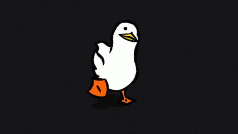 Discord Gif Avatar, Duck Walking, Badass Wallpaper Iphone, Walking Gif, Duck Wallpaper, Minecraft Anime, Duck Cartoon, Animated Banners, Funny Iphone Wallpaper