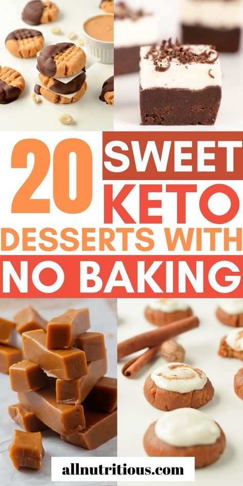 Making delicious low carb desserts can be super simple when you make these incredible keto no-bake desserts that will melt in your mouth. You will love having these easy keto desserts to satisfy cravings without kicking you out of ketosis. Simple Keto Dessert Recipes No Bake, No Carb Keto Desserts, Simple Keto Sweet Snacks, Easy Keto Sweets No Bake, Keto Treats Quick, Cheap Keto Desserts, Kept Friendly Desserts, Easy Keto Sweet Treats, Keto No Bake Dessert Recipes