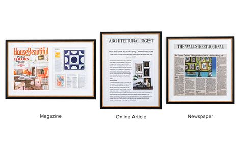 Introducing: Press Framing – Simply Framed Framed Magazine, Magazine Article, Old Magazines, Frame Stand, Frame Matting, Small Budget, Magazine Articles, Ask Yourself, A Magazine