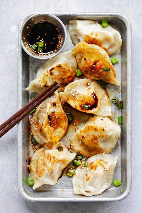 32 Best Dumpling Recipes: Chinese, Chicken, Japanese Gyoza, Potstickers & More Chinese Chicken Dumplings, Homemade Dumplings Recipe, Chicken Dumplings Recipe, Chicken Dumplings, Homemade Dumplings, Mapo Tofu, Chinese Dumplings, Dumplings Recipe, Easy Chinese