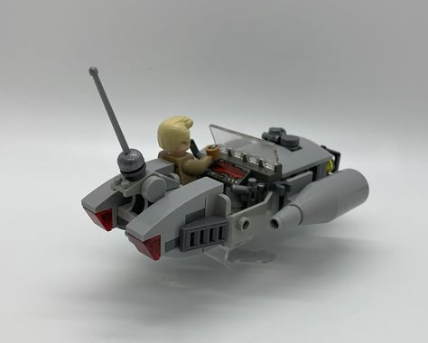 Lego Star Wars land speeder MOC | A durable and small land s… | Flickr Lego Star Wars Speeder Moc, Lego Speeder Bike, Lego Spaceship Moc, Lego Speeder, Land Speeder, Lego Star Wars Moc, Lego Star Wars Mini, Star Wars Land, Lego Moc Ideas