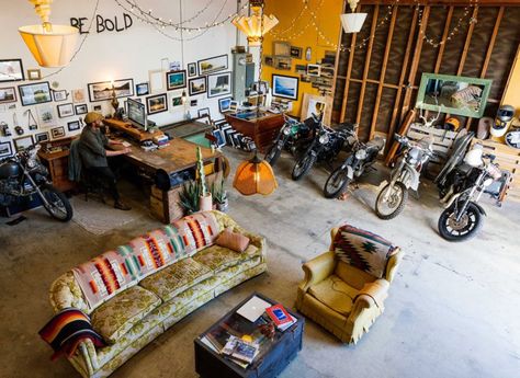 Surf Shacks, Warehouse Living, Live Work Space, Art Studio Design, Backyard Studio, Barn Renovation, Custom Garages, Surf House, Surf Shack