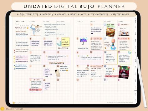 #Templates_Journal #Bujo_Calendar #Digital_Bujo #Week_Name Templates Journal, Bujo Calendar, Digital Bujo, Week Name, Bujo Planner, Digital Planner Goodnotes, Weekly Layout, Undated Planner, Planner Monthly