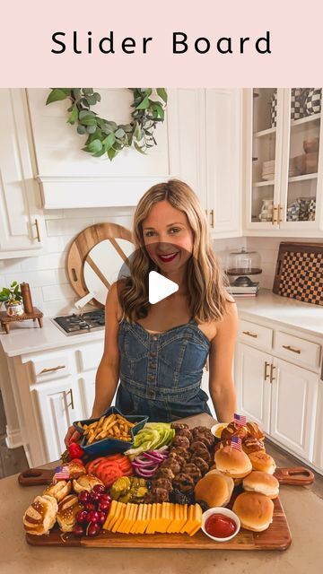 Leanna Laming on Instagram: "SLIDER BOARD 🇺🇸♥️💙🍔 #ad

Need something unique, easy and sure to impress this Memorial Day? A Build Your Own slider bar is a great way to serve sliders to your friends and family while incorporating your favorite toppings! We love @crackerbarrelcheese Extra Sharp Yellow Cheddar because you can customize each slice to fit the sliders, and the cheese is extra creamy!! Pick up your favorite Cracker Barrel Cheese at your local @walmart store!

#crackerbarrelcheese #memorialday #walmarthaul #hostingideas #partyrecipes #burgerboard #grazingboard #summerrecipes #bbqfoods" Sliders Board, Slider Board, Turkey Sliders, Slider Bar, Walmart Store, Something Unique, Cracker Barrel, Party Entertainment, Charcuterie Board