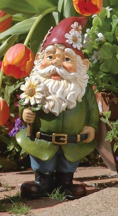 Yard Gnomes, Gnome Costume, Garden Gnomes Statue, Fairy Homes, Gnome Statues, Resin Stone, Elves And Fairies, Garden Gnomes, Gnome House