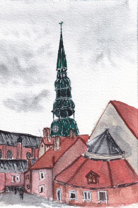 Riga, Art Sketches, Framed Art Prints, Framed Art, Printed Items, Watercolor Paintings, Framed Prints, Digital Prints, Art Prints