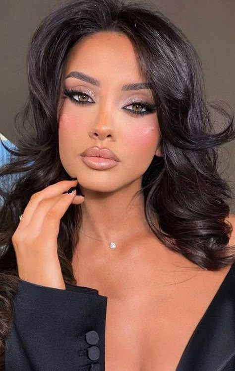 Sultry Makeup, Mekap Mata, Glam Wedding Makeup, Formal Makeup, Smink Inspiration, Birthday Makeup, Glam Makeup Look, Bridal Makeup Looks, Glamour Makeup